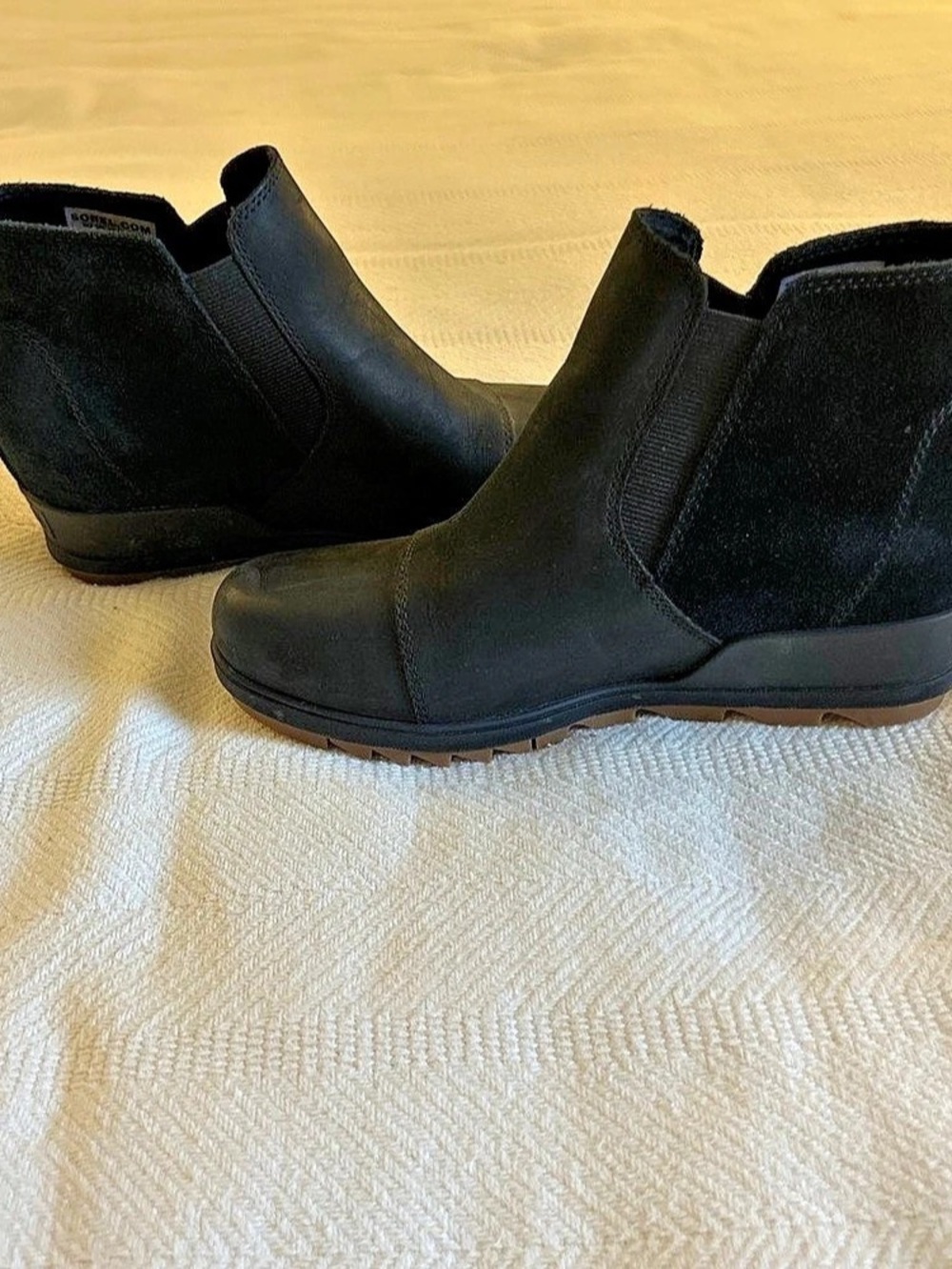 Sorel Joan of Arctic Wedge II Chelsea Boot Black